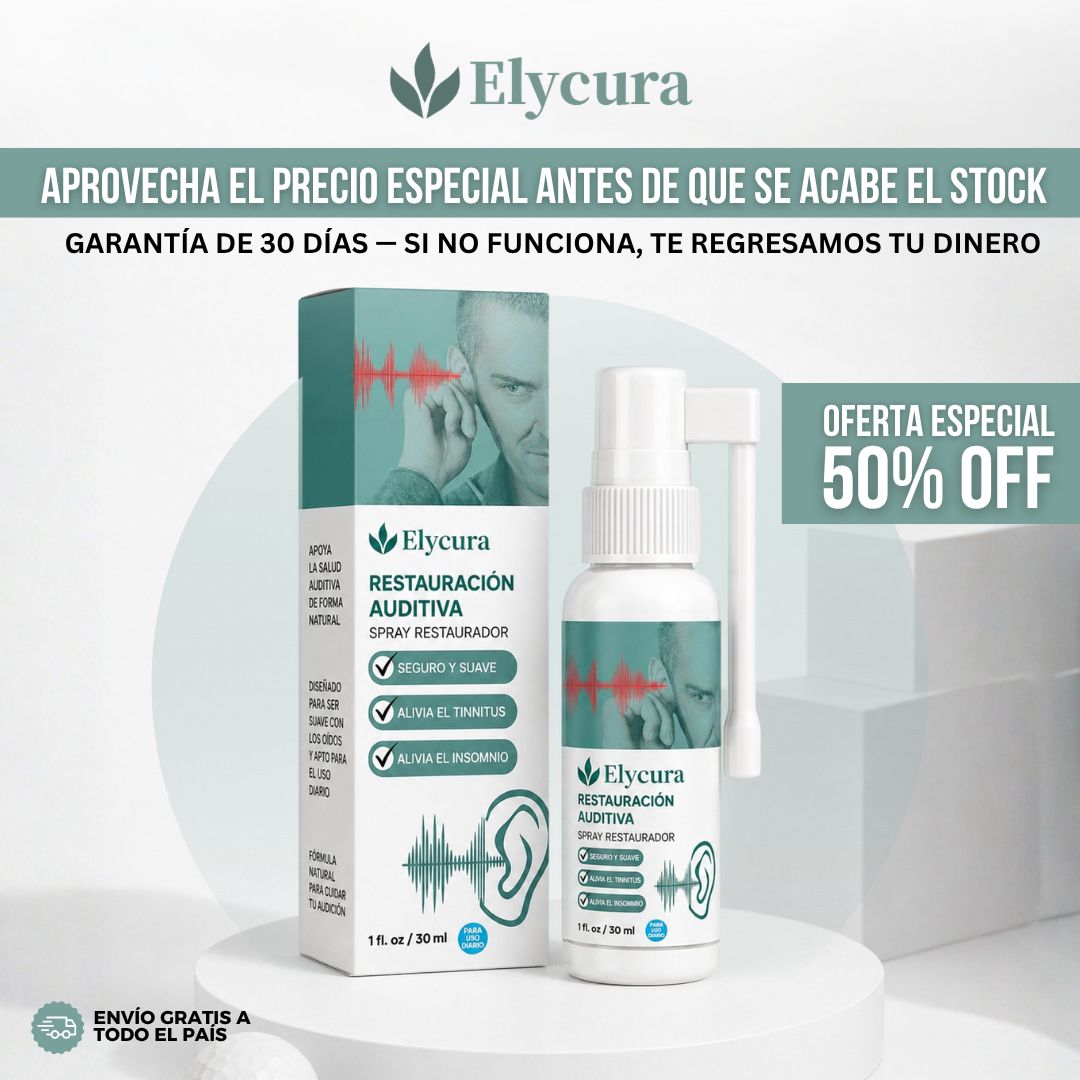 Elycura™ — Suplemento Natural para la Salud Auditiva y Reducción del Tinnitus
