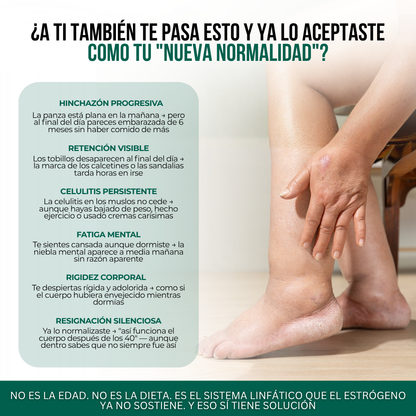 Sculptique™ Cápsulas de Drenaje Linfático | La Hinchazón, la Celulitis y la Fatiga No Son la Edad.