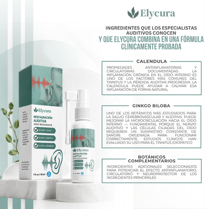 Elycura™ — Suplemento Natural para la Salud Auditiva y Reducción del Tinnitus