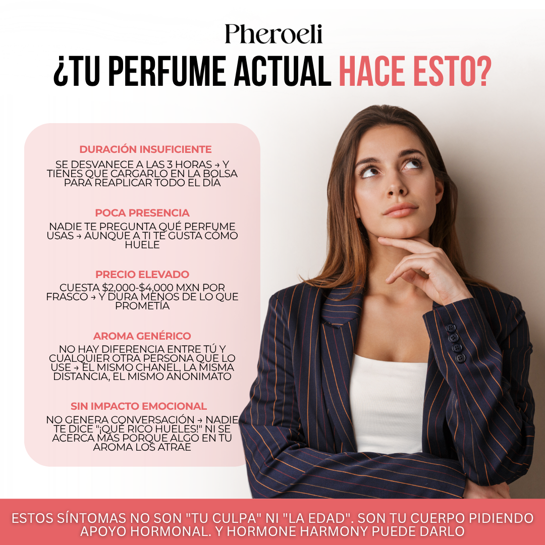 Pheroeli™ Perfume con Feromonas | El Perfume que Hace que se Queden Pensando en Ti.