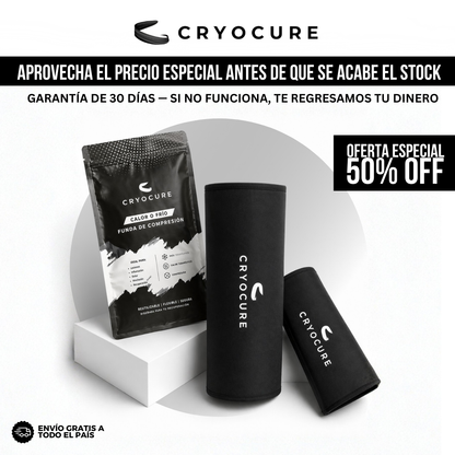Cryocure™ ThermaFlex Pro | Manga de Compresión Frío y Calor, La Terapia que Usa el Fisioterapeuta