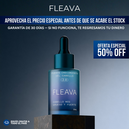 Fleava™ — Lo que el Minoxidil No Pudo Hacer