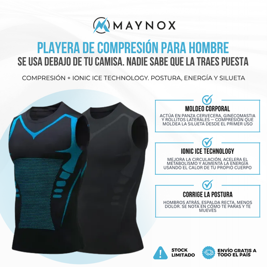 Maynox VitaBoost™ | Playera de Compresión para Hombre