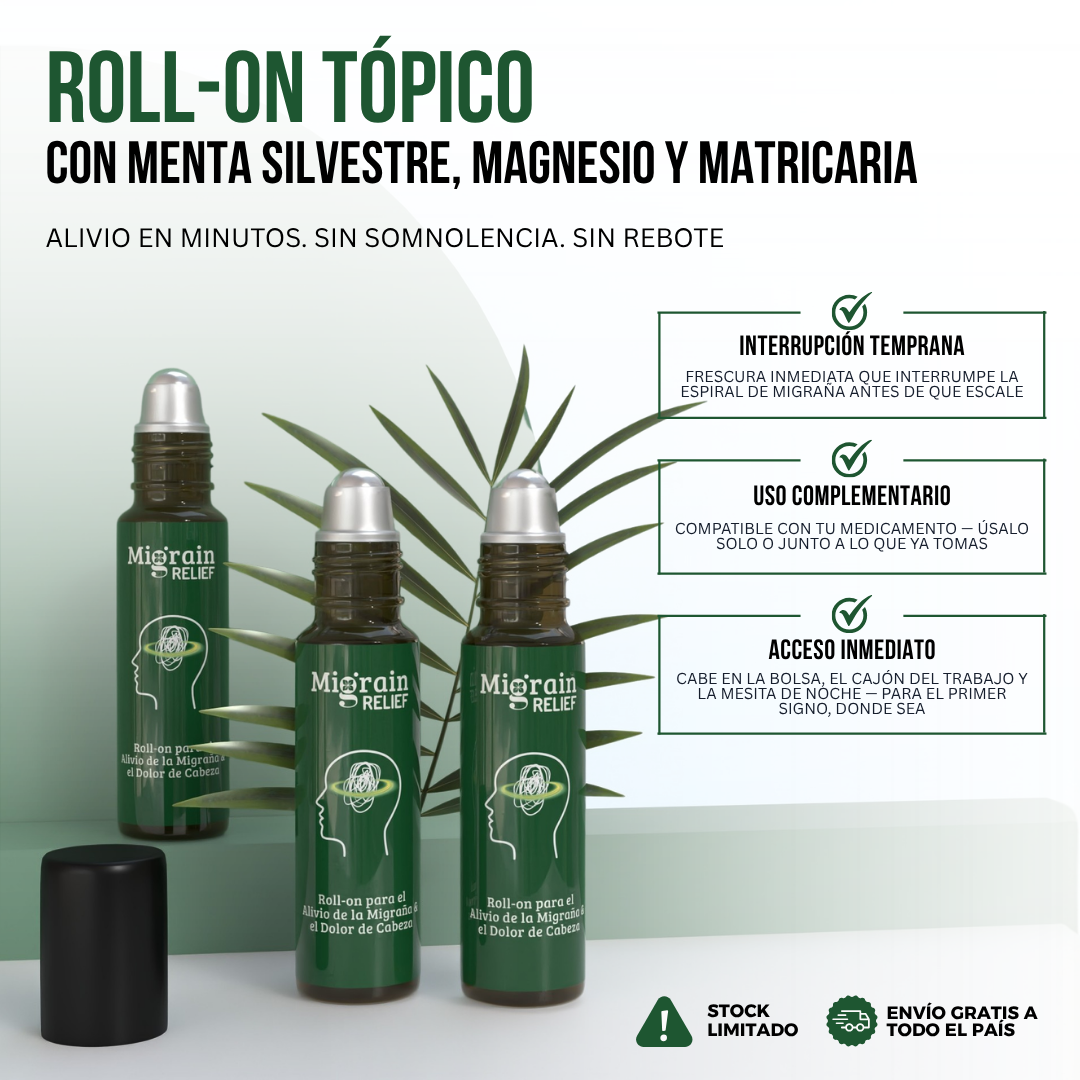 Migraine Relief™ — Regula Dolores de Cabeza, Desde el Primer Sintoma