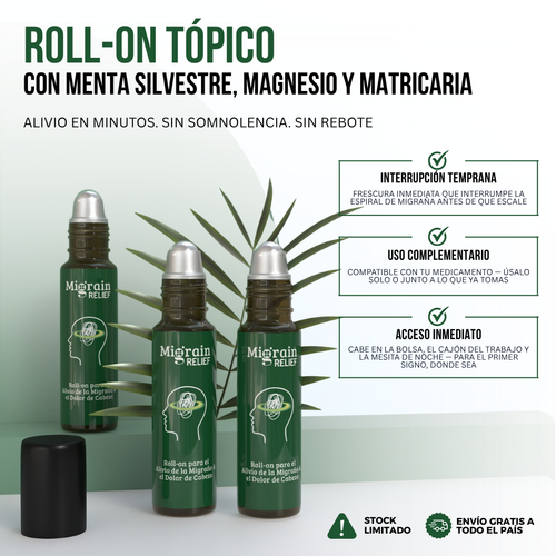 Migraine Relief™ — Regula Dolores de Cabeza, Desde el Primer Sintoma