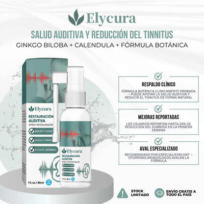 Elycura™ — Suplemento Natural para la Salud Auditiva y Reducción del Tinnitus