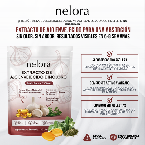 Nelora® Regulador para Bajar la Presión