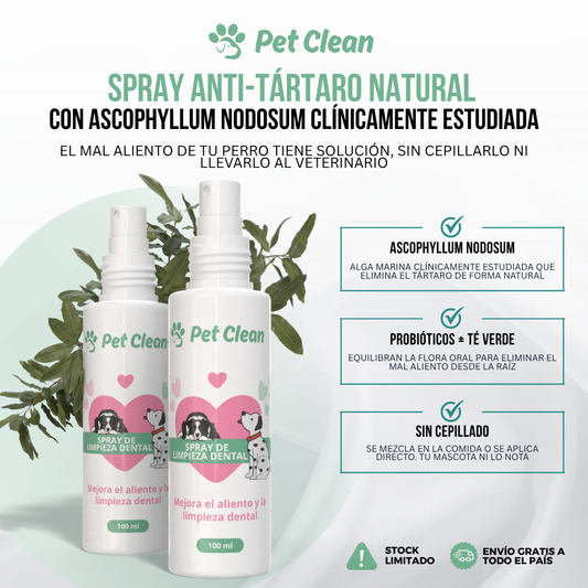 PetClean™ — Dientes Limpios, Sin Cepillo y Sin Veterinario