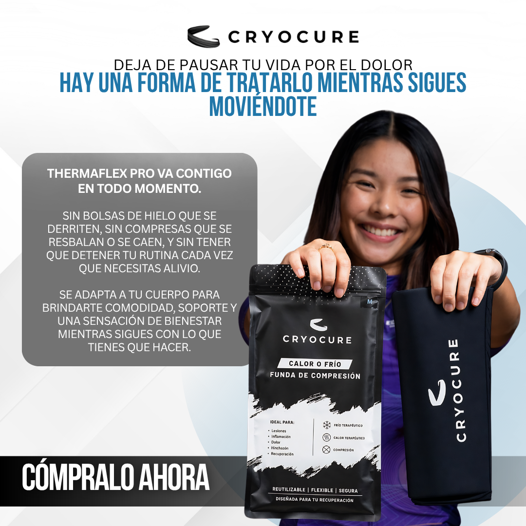 Cryocure™ ThermaFlex Pro | Manga de Compresión Frío y Calor, La Terapia que Usa el Fisioterapeuta