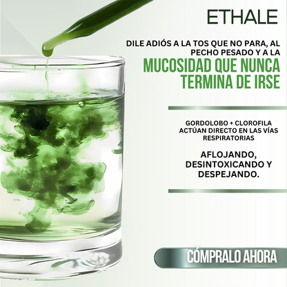 Ethale™ Gotas de Limpieza Pulmonar