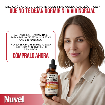 Nuvel® Complejo de Vitamina B — Alivia el Ardor, Hormigueo y Entumecimiento
