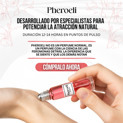 Pheroeli™ Perfume con Feromonas | El Perfume que Hace que se Queden Pensando en Ti.