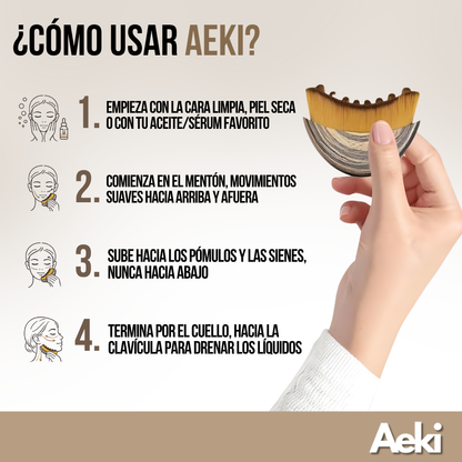 Aeki | Cepillo Contorneador de rostros
