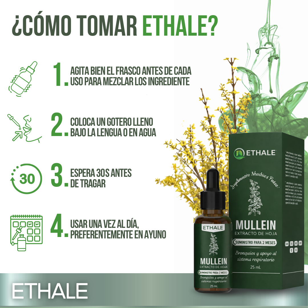 Ethale™ Gotas de Limpieza Pulmonar