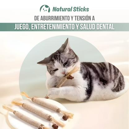 Natural Sticks™ — Juego natural, menos estrés y más felicidad felina