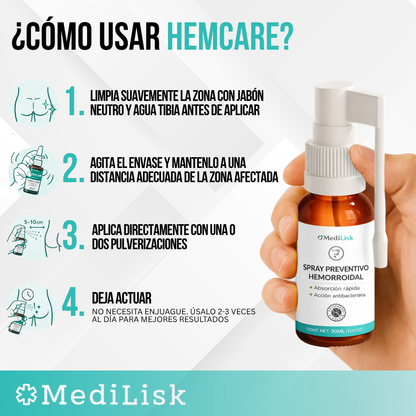 MediLisk™ Hemorrhoids Spray — Alivio en Minutos. Curación en Días