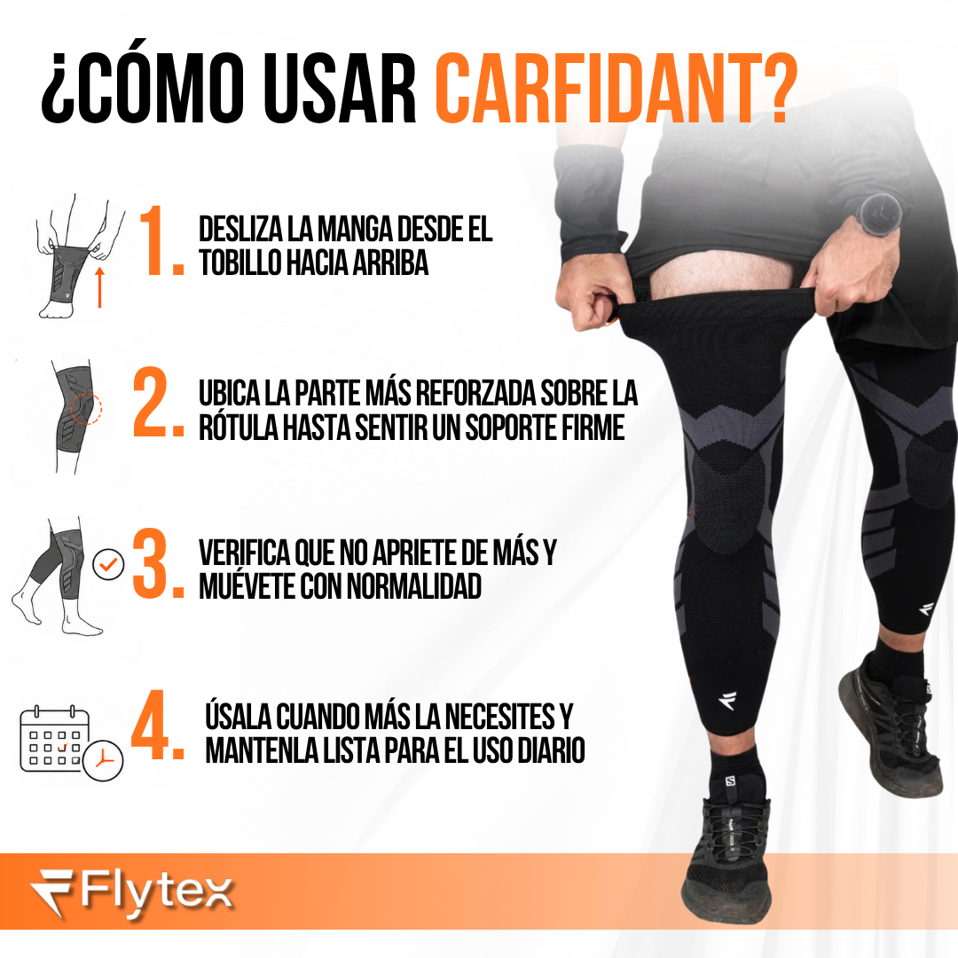 Flytex™ Mangas de Compresión V2 para Rodillas y Piernas — Soporte, Alivio y Recuperación.