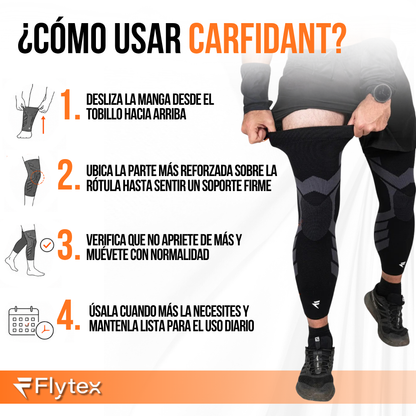 Flytex™ Mangas de Compresión V2 para Rodillas y Piernas — Soporte, Alivio y Recuperación.