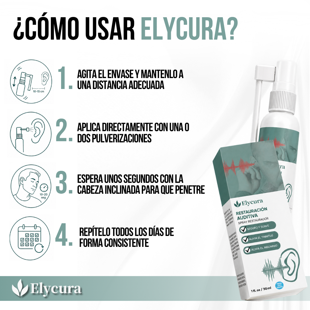 Elycura™ — Suplemento Natural para la Salud Auditiva y Reducción del Tinnitus