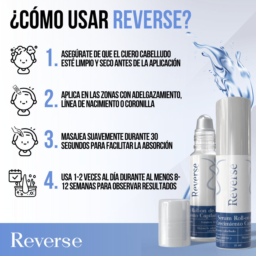 Reverse™ Serum de Crecimiento Capilar