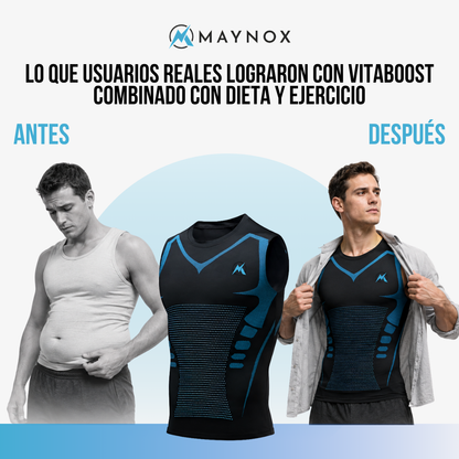 Maynox VitaBoost™ — Playera de Compresión para Hombre