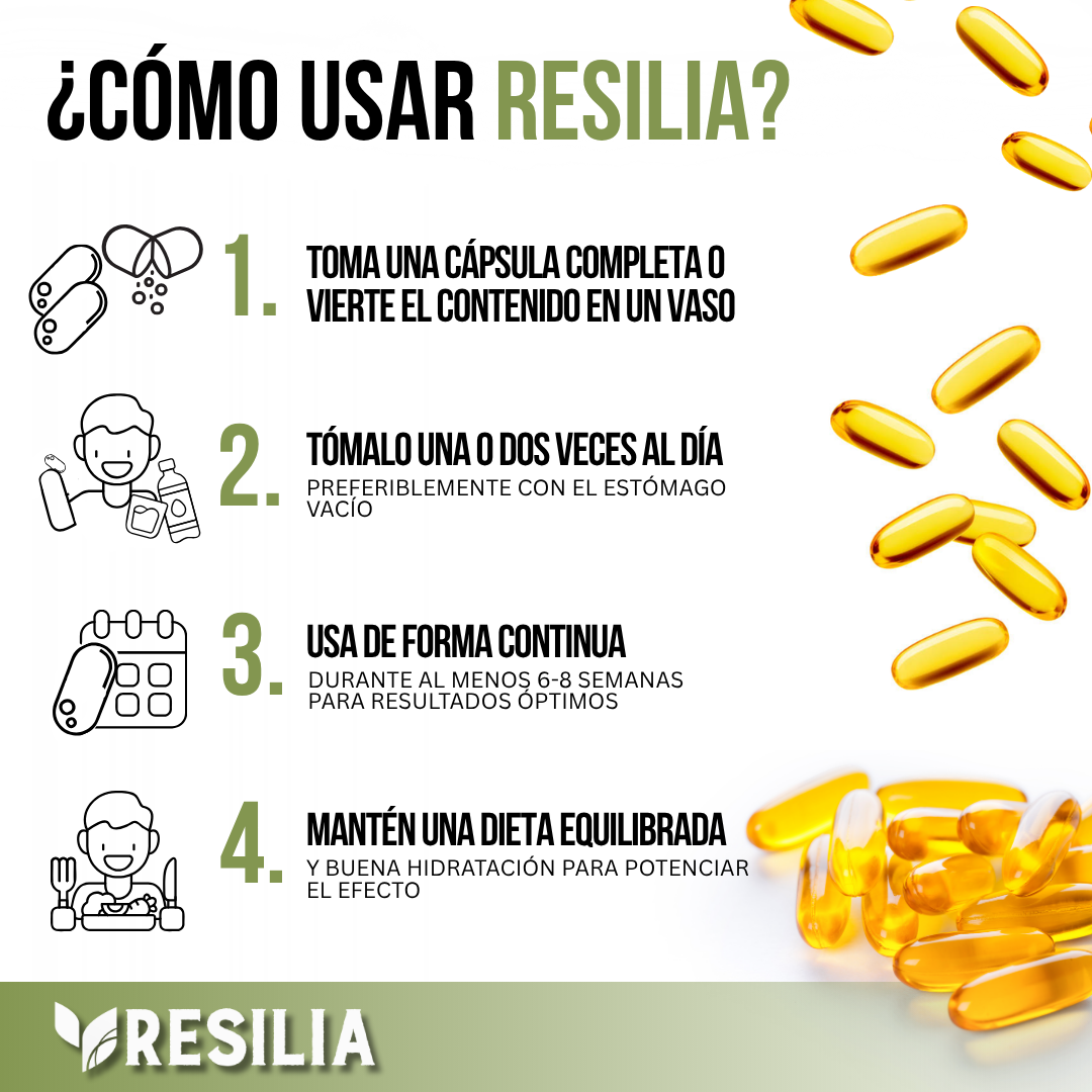 Resilia® Cápsulas de Aceite de Orégano + Aceite de Semilla Negra | Desinflama y Revitaliza