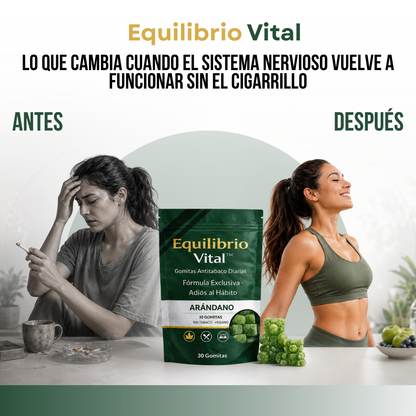 Equilibrio Vital™ Gomitas Anticigarrillo — Deja de Fumar Sin Sufrimiento