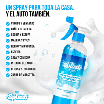 Blue Splash™ — Un Solo Spray para Toda la Casa. Sin Químicos, Sin Restregar