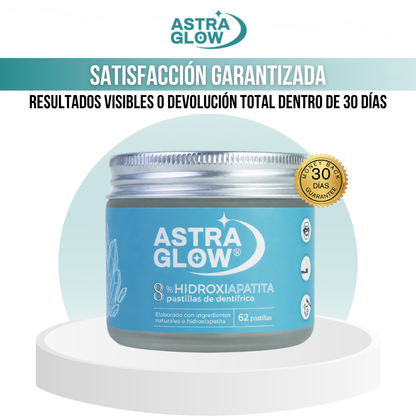 AstraGlow™ Tabletas de Pasta Dental con Hidroxiapatita