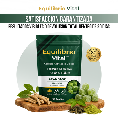 Equilibrio Vital™ Gomitas Anticigarrillo — Deja de Fumar Sin Sufrimiento