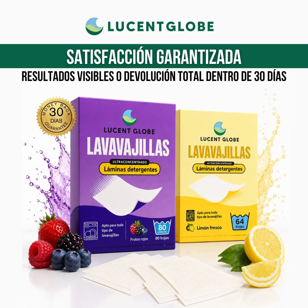 Lucent Globe™ Hojas de Detergente para Trastes