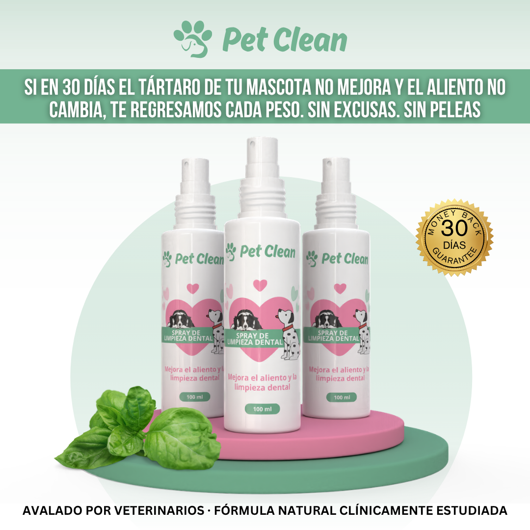 PetClean™ — Dientes Limpios, Sin Cepillo y Sin Veterinario.