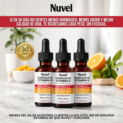 Nuvel® Complejo de Vitamina B — Alivia el Ardor, Hormigueo y Entumecimiento
