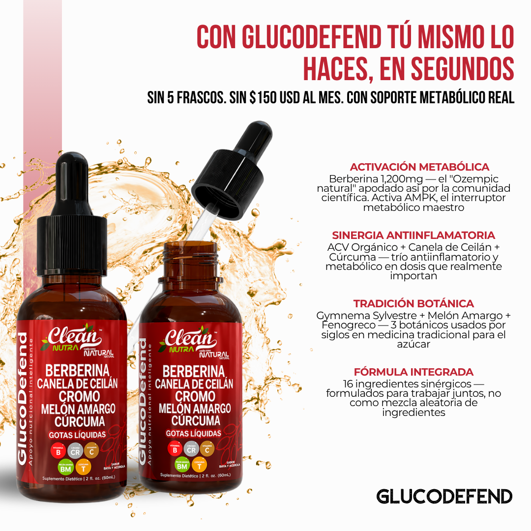 GlucoDefend™ Suplemento Natural para el Azúcar en Sangre