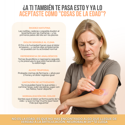 NeuroBalm 3X™ — Alivia el Dolor Articular en Minutos
