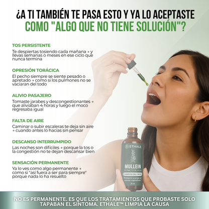 Ethale™ Gotas de Limpieza Pulmonar
